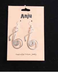 Just 1 Time® Ladies' Music Note Earrings