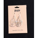 Just 1 Time® Ladies' Asymmetrical Spiral Earrings
