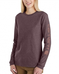 Carhartt® Ladies' LS Sleeve Logo Tee