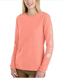 Carhartt® Ladies' LS Sleeve Logo Tee