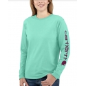 Carhartt® Ladies' LS Sleeve Logo Tee