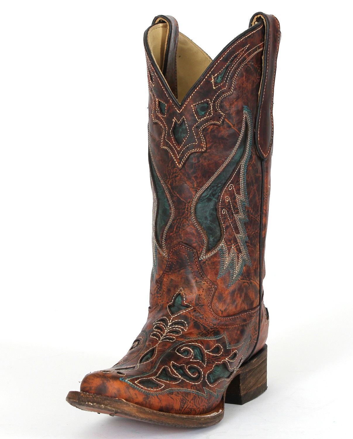 square toe corral boots