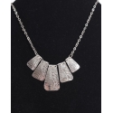 Just 1 Time® Ladies' Ant Silver Embossed Necklace