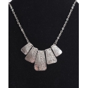 Just 1 Time® Ladies' Ant Silver Embossed Necklace