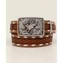 M&F Western Products® Boys' Reverse Basketweave Belt