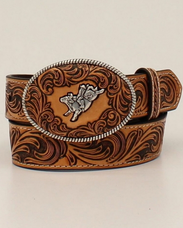 M&F Western Products® Boys' Tooled Bullrider Belt