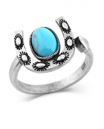 Montana Silversmiths® Ladies' Horseshoe Sterling Silver Ring