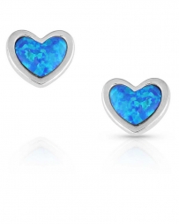 Montana Silversmiths® Ladies' Hidden Lake Heart Earrings