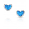 Montana Silversmiths® Ladies' Hidden Lake Heart Earrings