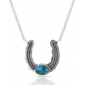 Montana Silversmiths® Ladies' Not Shy Horseshoe Necklace