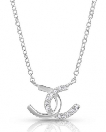 Montana Silversmiths® Ladies' Horseshoe Happiness Necklace