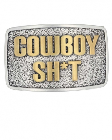 Montana Silversmiths® Men's Cowboy Sh*t Buckle