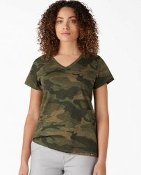 Dickies® Ladies' SS V-Neck Slub T-Shirt