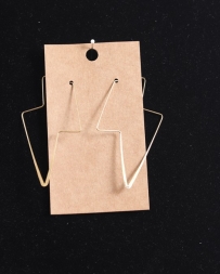 Just 1 Time® Ladies' Gold Lightning Bolt Earrings