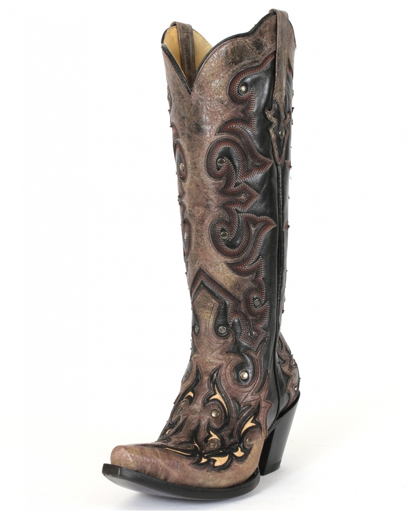 Corral Boots® Ladies' Tall Top Inlay 