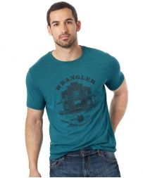 Wrangler® Men's Teal Saloon Tee