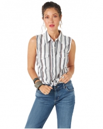 Wrangler Retro® Ladies' Sleeveless Western Snap Top