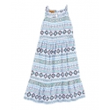 Wrangler® Girls' Sleeveless Tiered Dress