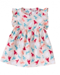 Wrangler® Infant Girl Horse Print Dress