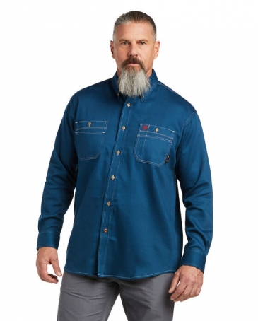 Ariat® Men's FR Vented Work Shirt - Big and Tall