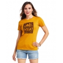 Ariat® Ladies' Farmland Yellow Tee