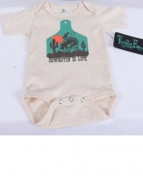 The Twisted Filly Clothing Co.® Infant Cowboyin' Is Life Onesie