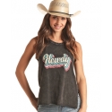 Rock and Roll Cowgirl® Ladies' Graphic Muscle Tank