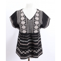 Ladies' Embroidered SS Top