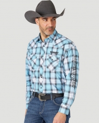 Wrangler® Men's Western Logo LS Shirt