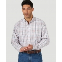 George Strait® Men's LS 1 Pocket Button Plaid