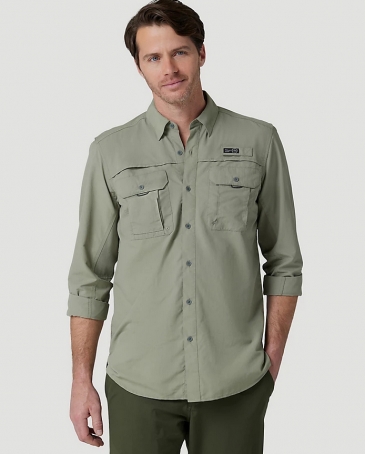 Wrangler® Men's ATG LS Angler Shirt