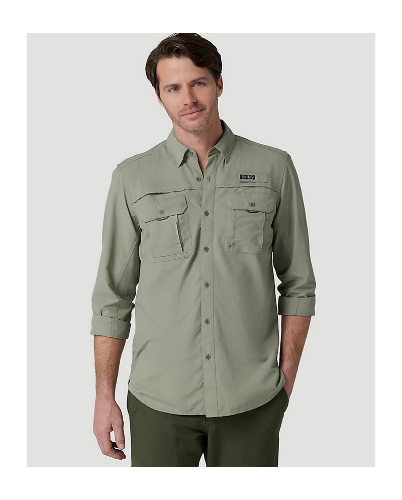 Wrangler® Men's ATG LS Angler Shirt