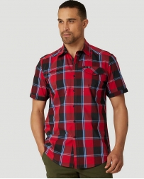 Wrangler® Men's ATG Asymmetric Plaid Shirt