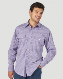 Wrangler® Men's Wrinkle Resistant LS Plaid