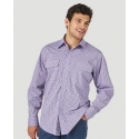 Wrangler® Men's Wrinkle Resistant LS Plaid