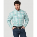 George Strait® Men's LS 2 Pocket Button Plaid