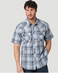 Wrangler Retro® Men's SS Snap Plaid Shirt