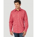 Wrangler® Men's Wrinkle Resistant LS Plaid