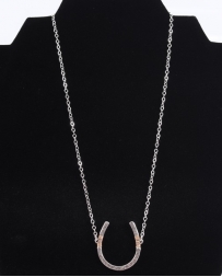 WYO-Horse Jewelry® Ladies' Wire Wrapped Horseshoe Necklace