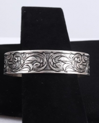 WYO-Horse Jewelry® Ladies' Thin Tooled Cuff Bracelet