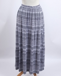 Ladies' Aztec Print Maxi Skirt