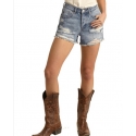Rock and Roll Cowgirl® Ladies' Hi Rise Distressed Short