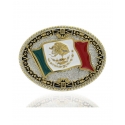 Montana Silversmiths® Grand Mexican Flag Buckle