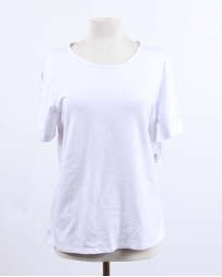 Ladies' Criss Cross Sleeve Top