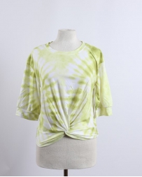 Ladies' Lime Tie Dye Top