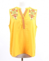 Cruel® Ladies' Yellow Sleeveless Top