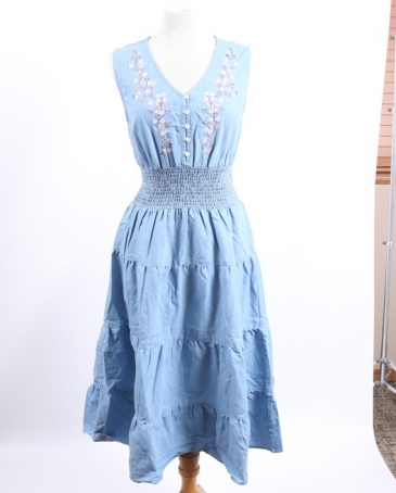 Kerenhart® Ladies' Sleeveless Chambray Dress