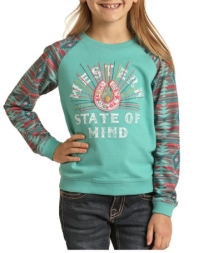 Rock and Roll Cowgirl® Girls' Western State Of Mind Top