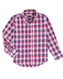 Wrangler® Riata® Boys' Easy Care LS Shirt