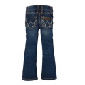 Wrangler® Girls' Boot Cut Medium Blue Jeans
